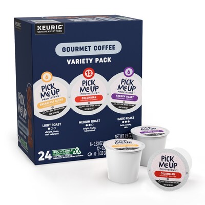 Pick Me Up Provisions™ Coffee Keurig K-Cup Pods, Variety Pack, 24/Box (5000392636)