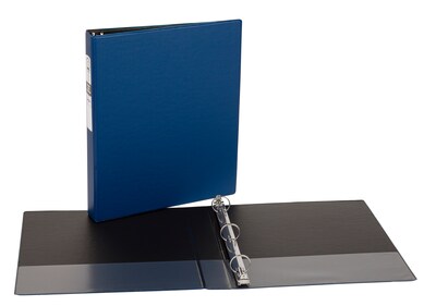 Avery 1" 3-Ring Non-View Binders, Blue (03300)
