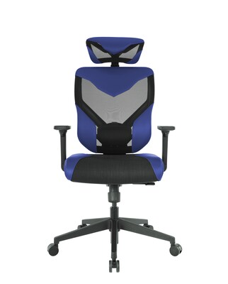 Tempur-Pedic Blaze Fabric Gaming Chair, Black/Blue (TP-BLAZE-BLU)