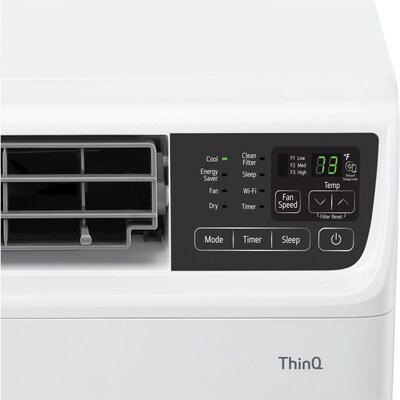 LG 12,000 BTU Dual Inverter Smart Window Air Conditioner, White (LW1222IVSM)