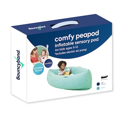 Bouncyband Comfy Hugging Peapod Sensory Pod, 60, Green (BBAPD60GR)