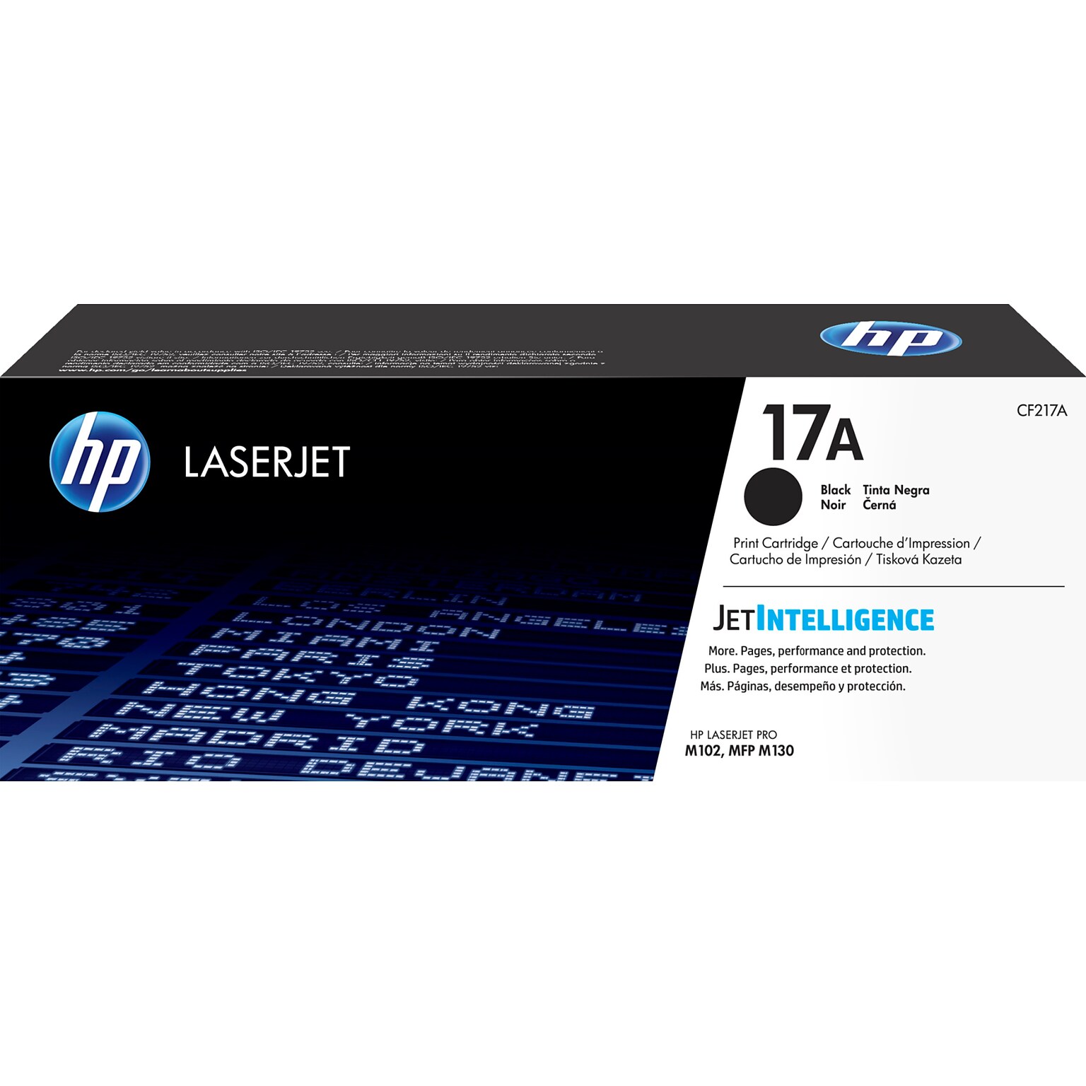 HP 17A Black Standard Yield Toner Cartridge, Prints Up to 1,600 pages (CF217A)