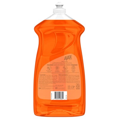 Ajax Triple Action Liquid Dish Soap, Orange, 52 oz., 6/Carton (149860)