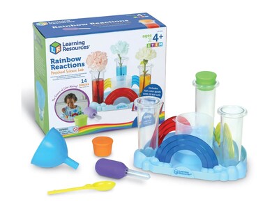 Learning Resources Rainbow Reactions Preschool Science Lab Set (LER2894)