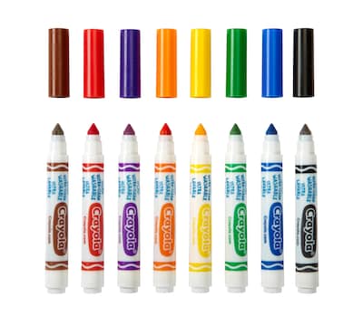 Crayola Ultra-Clean Washable Markers, Broad, Assorted Colors, 200/Carton (58-8200)