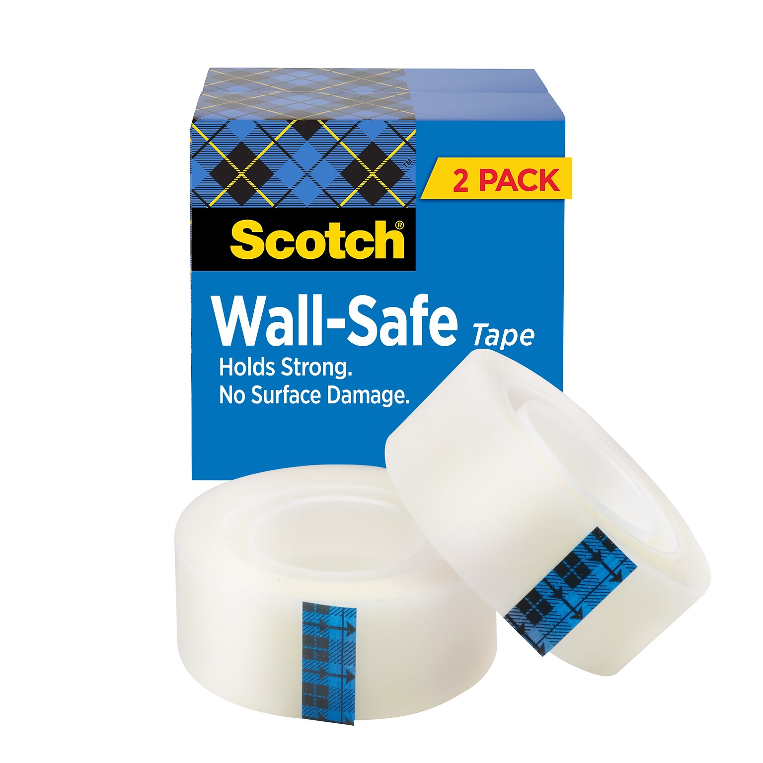 Scotch Invisible Clear Tape, 0.75 x 36 yds., 1 Core, 2 Rolls/Pack (813-2PK)