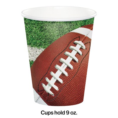 Creative Converting 9 oz Football Party Paper Cups, 96/Pack (340501)