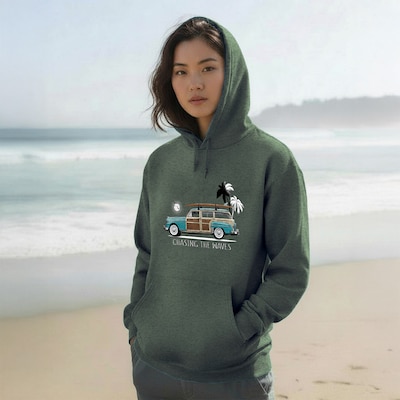 POD ADULT VINTAGE HEATHER HOODIE FC