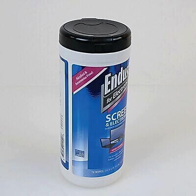 Endust for Electronics Screen and Electronic Surfaces Cleaning Wipes, 70-Count, 3/Pack (KITNOZ115063PK)