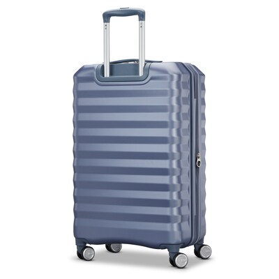 American Tourister Color Vault 24.0" Hardside Suitcase, 4-Wheeled Spinner, Slate Blue (153951-E264)