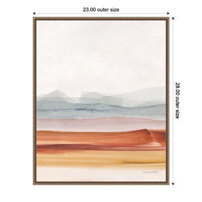 Amanti Art Sierra Hills 02 by Lisa Audit Framed Canvas Wall Art Print, 23" x 28" (A42678302691)