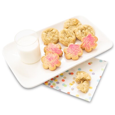8 Spring Cookie Gift - Lemon White Chocolate and Sugar Cookies