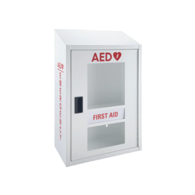 Victor AED Combo Cabinet With Alarm, White (PB3070)