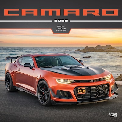 2025 BrownTrout Camaro 12 x 12 Monthly  Wall Calendar (9781975479756)
