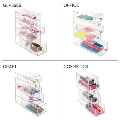 iDESIGN 5-Drawer Organizer, Clear (29001M2)