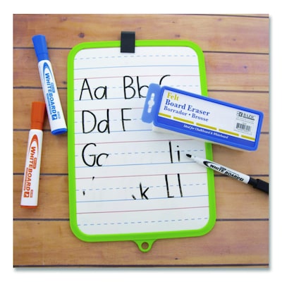 Bazic Whiteboard and Chalkboard Eraser, Felt, With Hanger (BAZ6005)