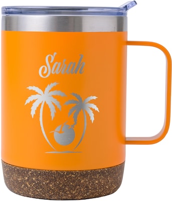 POD CORKBOTTOM STNLESS BRTE MUG12OZ