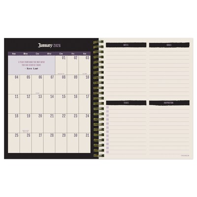 2025-2026 TF Publishing Mystic Forest 6.5 x 8 Academic Year Weekly & Monthly Planner, Paperboard C