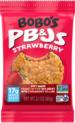 Bobo's PB&J's Gluten-Free Oat Bar Variety Pack, 2.1 oz., 20 Bars/Box (810-D)