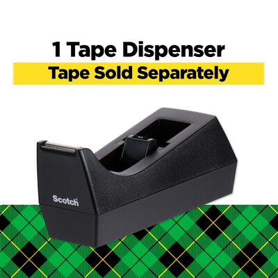 Scotch Desktop Dispenser, 2.7, 1 Core, Black (MMMC38BK)