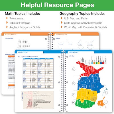 2026-2027 Global Printed Products 8.5" x 11" Academic Year Weekly & Monthly Student Planner, Paperboard Cover, Blue