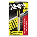 Sharpie Industrial Permanent Markers, Fine Tip, Black, Dozen (13601)