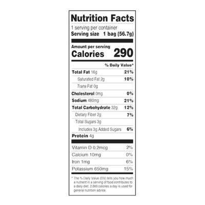 Zapp's Gluten Free Voodoo Kettle Style Potato Chips, 2 oz., 25/Box (220-02556)