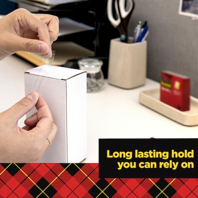 Scotch Super-Hold Transparent Clear Tape Refill, 0.75" x 27.77 yds., 1" Core, Clear, 10 Rolls/Pack (700K10C18BLK)