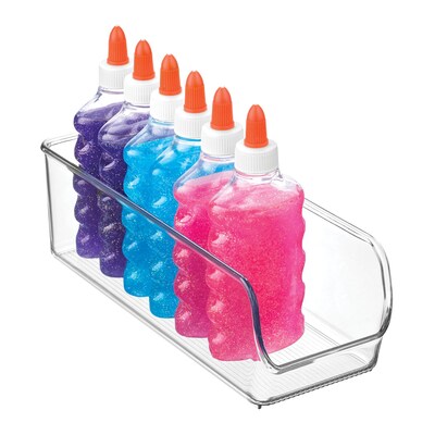 iDESIGN Stackable Plastic Accessory Tray, Clear, 2 Piece (28196M2)