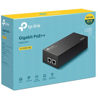 TP-Link Omada PoE++ Injector, Black (POE170S)