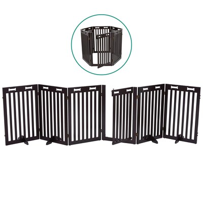 Arf Pets Support Feet for Pet Gate for The Arf Pets Dog Gates Model APDGWD4P, Espresso, Set of 2 (APSPT2)