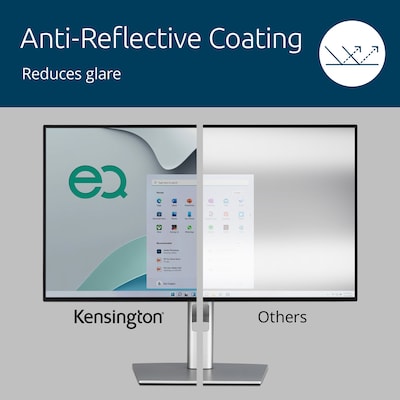 Kensington EQ Privacy Screen Filter, 24", 16:9 Ratio (EQ240A169A)