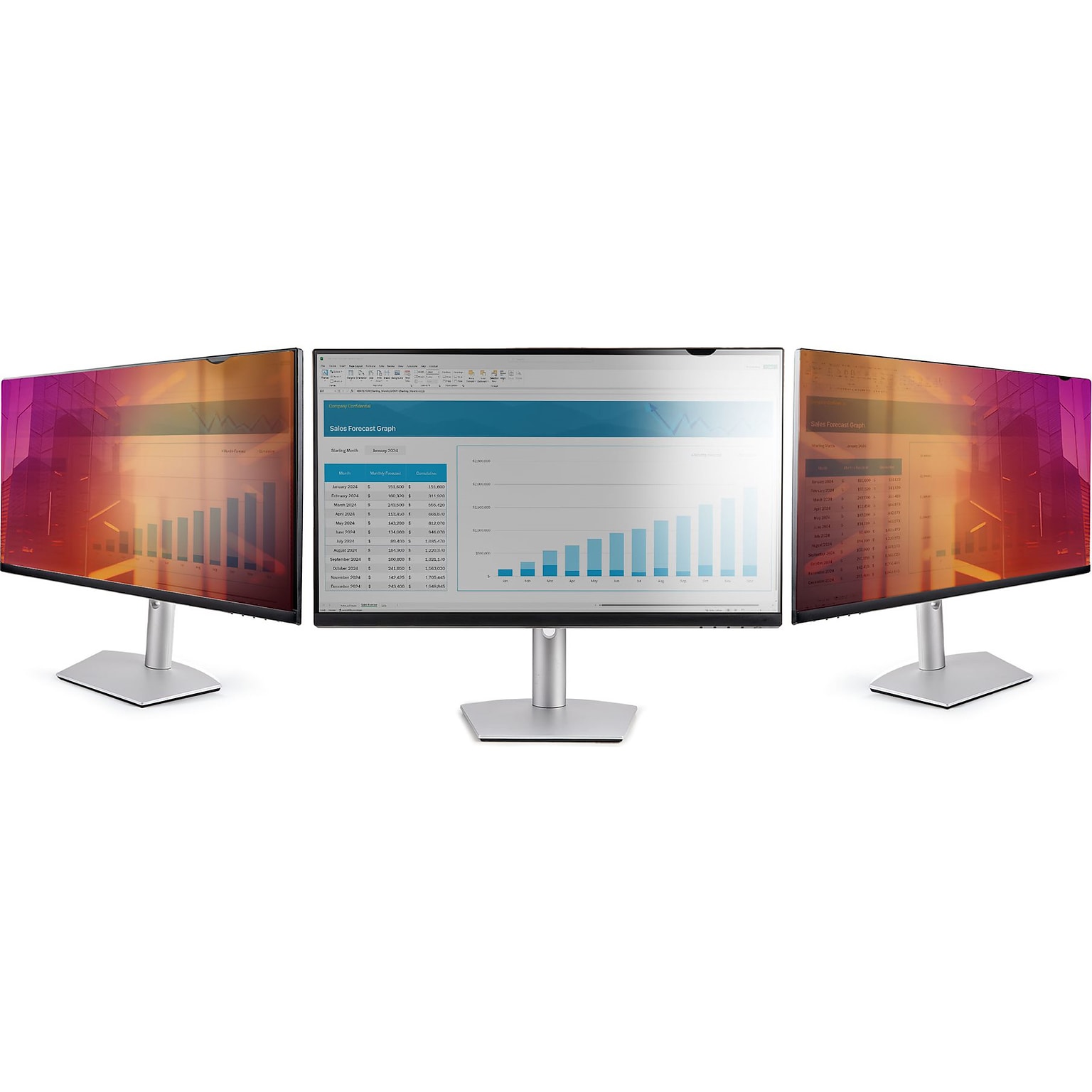 StarTech Gold Monitor Reversible Privacy Screen for 24 Widescreen Computer Monitor, 16:9 (2469G-PRIVACY-SCREEN)