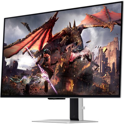 Samsung Odyssey G8 G80SD 32" 4K Ultra HD 240Hz Gaming Monitor, Silver (LS32DG802SNXZA)