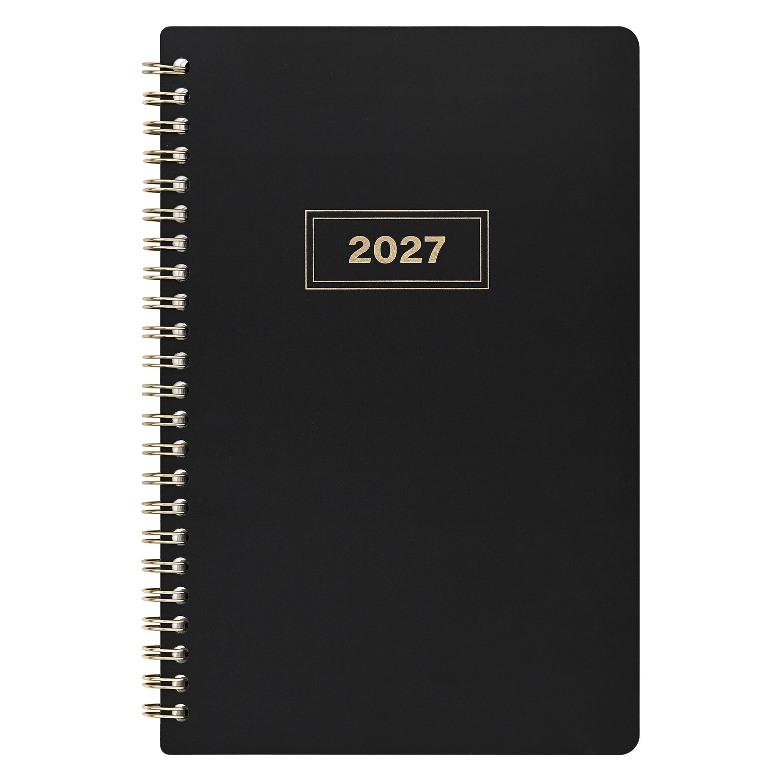 2027 Staples 5 x 8 Weekly & Monthly Planner, Dark Modern (ST63611-27)