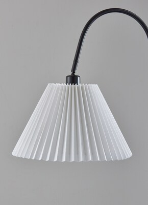 Adesso Thalia 58.5" Black Floor Lamp with Empire Shade (SL2614-01)