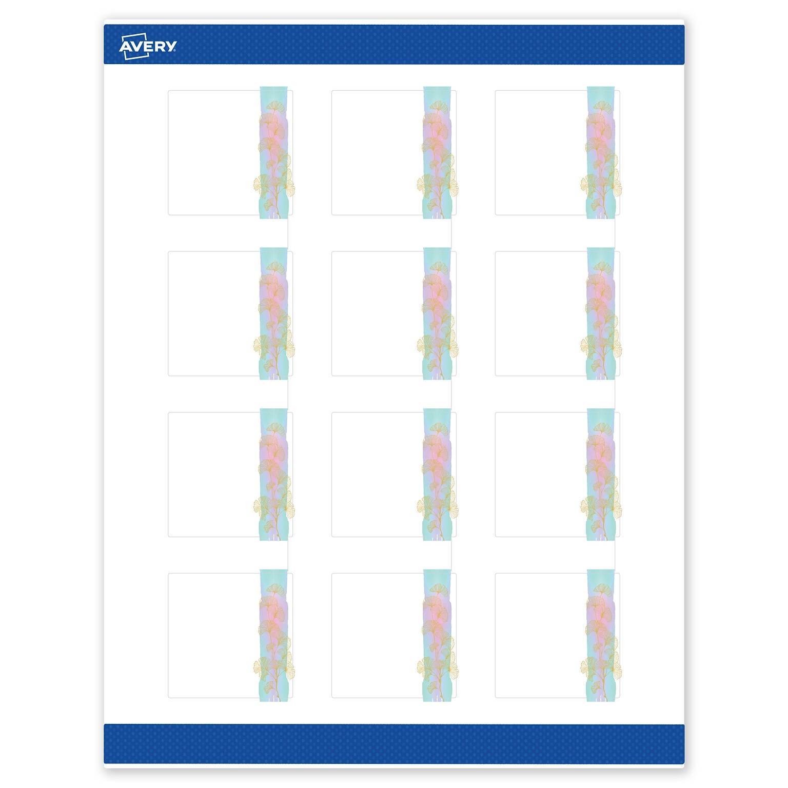 Avery Laser/Inkjet Square Multipurpose Labels, 2 x 2, White, 120/Pack (S00EVB)