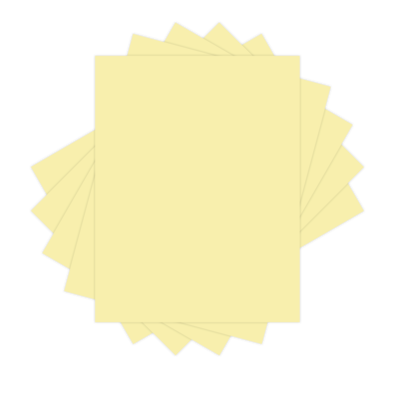 Lettermark Colors 8.5 x 11 Color Printer Paper, 67 lbs., Canary, 250 Sheets/Ream, 8 Reams/Carton (94342)