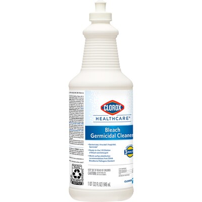 Clorox Healthcare Bleach Germicidal Cleaner, 32 oz., 6/Carton (CLO68832)