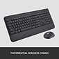 Logitech Signature MK650 Combo for Business Wireless Mouse and Keyboard, Graphite (920-010909)