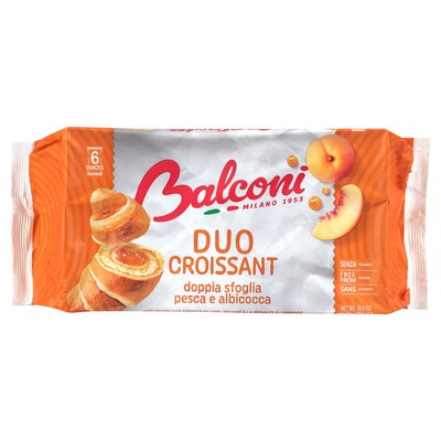 Balconi Duo Croissant Peach and Apricot Croissants, 48/Pack (600-04188)