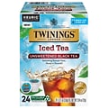Twinings Iced Unsweetened Black Tea, Keurig® K-Cup® Pods, 24/Box (F16926)