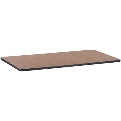 Lorell 30”W x 60”D 1.13” Thickness Rectangle Table Top, Laminate, Oak (LLR99895)