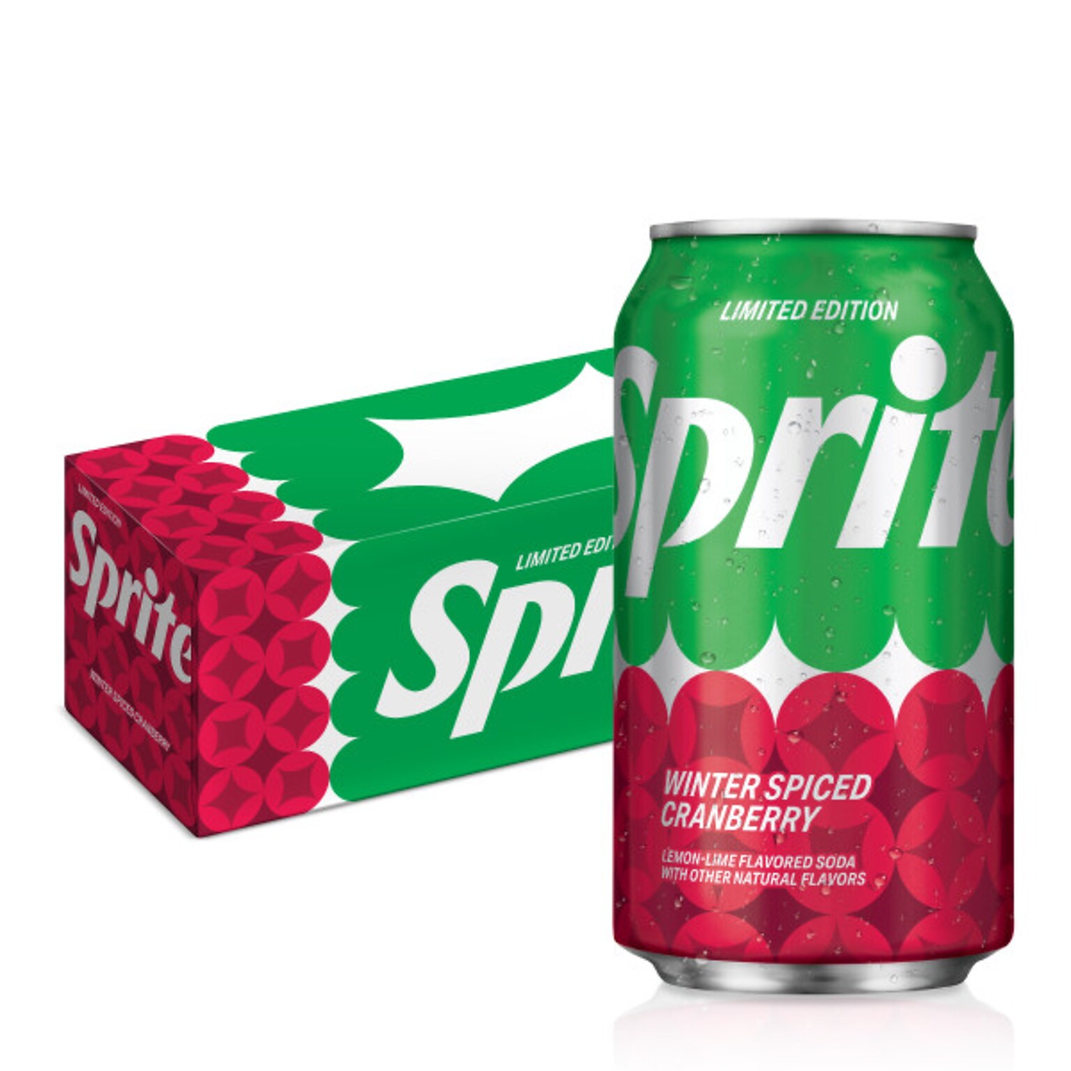 Sprite Winter Spiced Cranberry, 12 oz., 24 Cans/Pack (A-0005117)