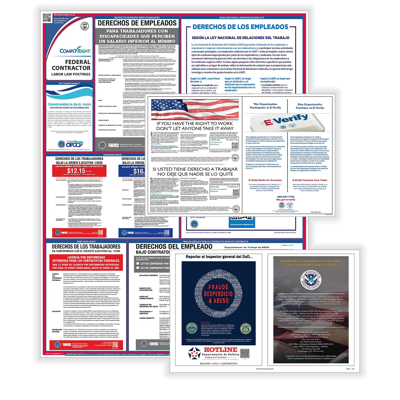ComplyRight Federal Contractor Poster Kit (EFEDFCCSS)