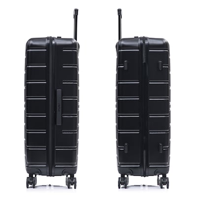 InUSA Trend 34.05" Hardside Suitcase, 4-Wheeled Spinner, TSA Checkpoint Friendly, Black (IUTRE00XL-BLK)