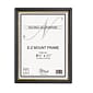 EZ Mount Plastic Wall Frame, 8 1/2 x 11, 18 Ct, Black Frame
