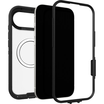 OtterBox Defender XT Series MagSafe Phone Case for iPhone Air, Shock Absorbing, Black/Clear (77-98500)