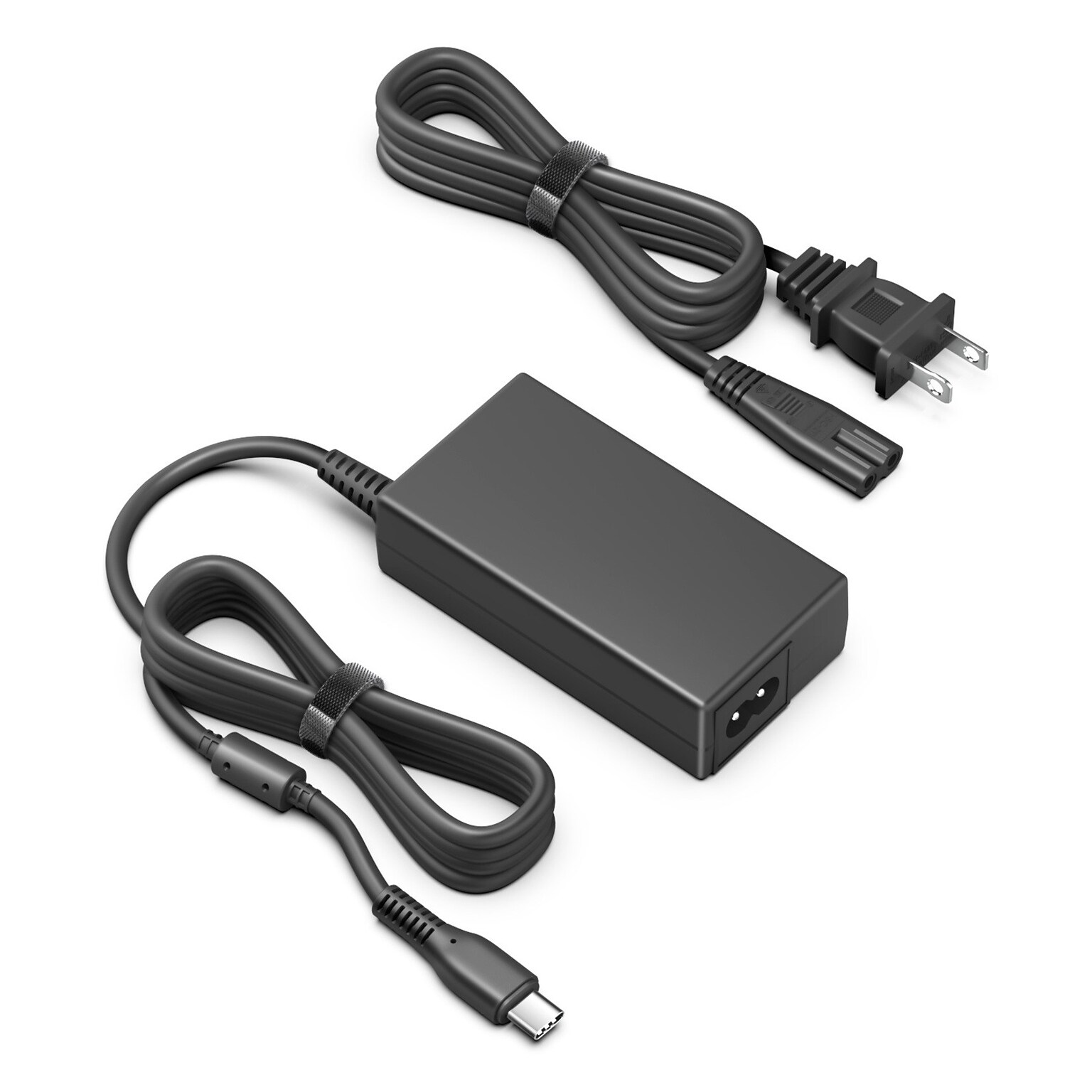 BTI 65W USB-C AC Adapter for USB-C Compatible Laptops, Black (1HE08UT#ABA BTI)