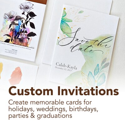 Strathmore 400 Series Mixed Media Cards & Envelopes, 4.875" x 3.5", White, 6/Pack, 3 Packs/Bundle (STTP20518-3)